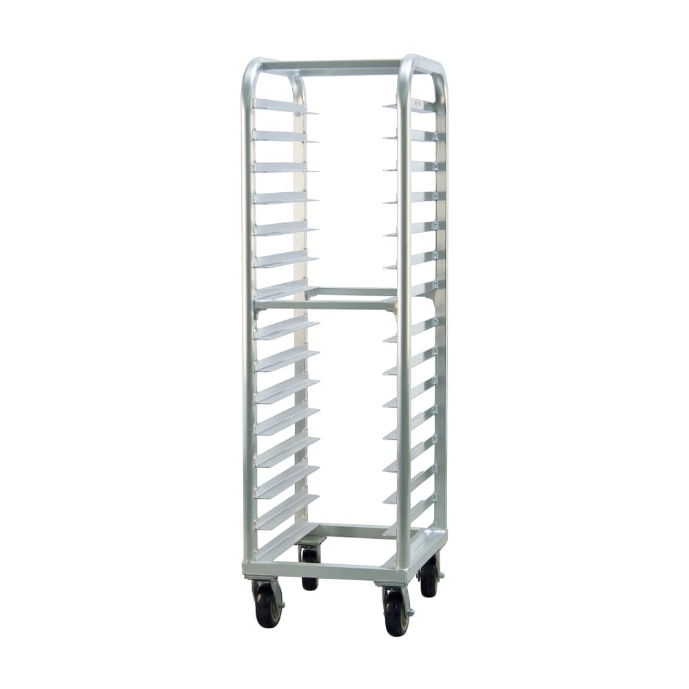 New Age 21 1/2"W 15 Bun Pan Rack w/ 4" Bottom Load Slides (4332)