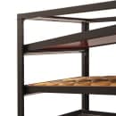 New Age Floor Model Non Refrigerated Donut Display Rack w/ Open Shelves, Black (52711) thumbnail 2
