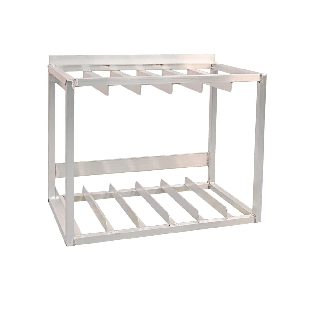 New Age Wall Mounted Shelf, 29"W x 18"D, Aluminum (53082)