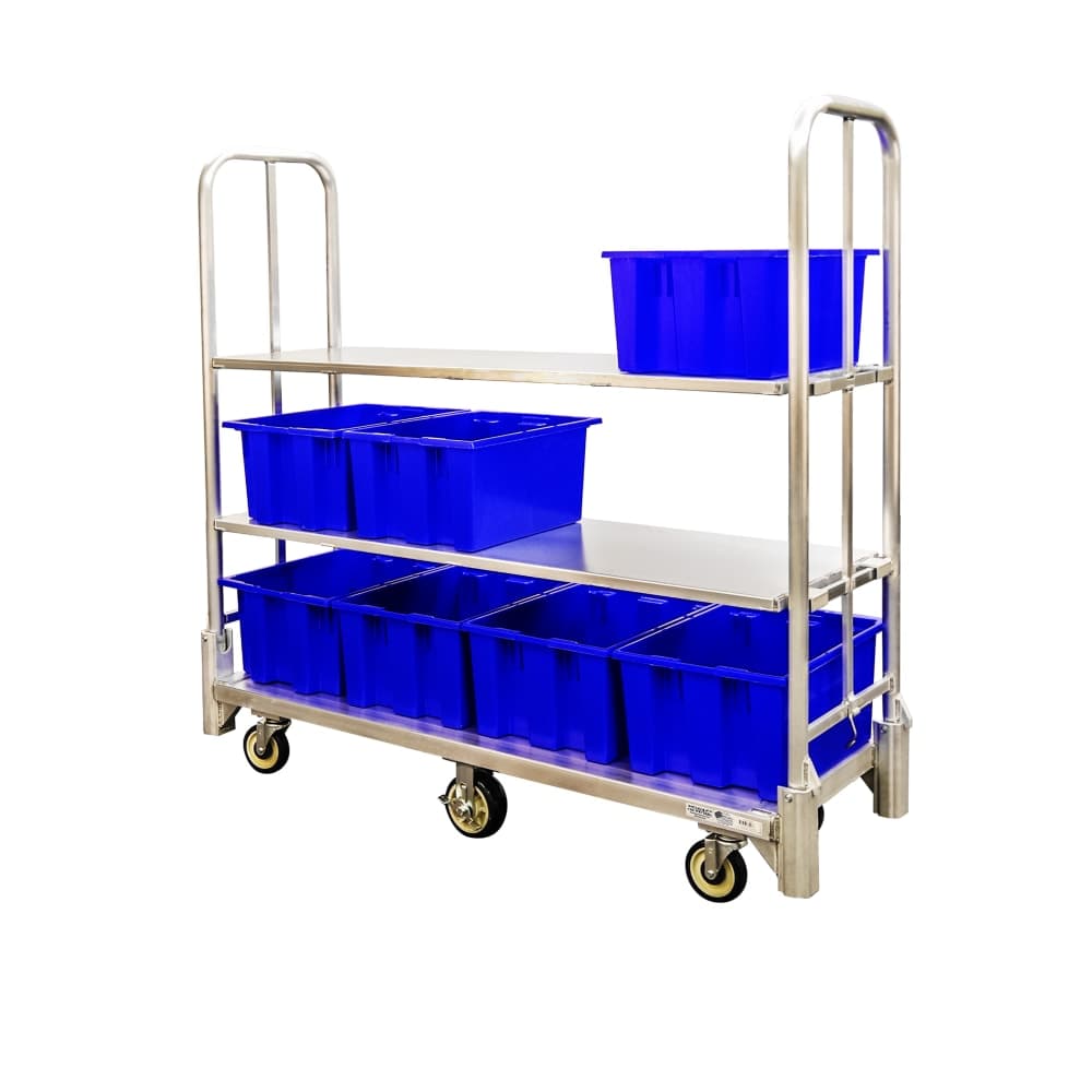 New Age Folding 1500 lb U-Boat Utility Cart - 66 3/4"L x 64 1/2"H (53313A)