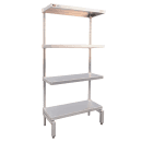 New Age Stationary Order Pick Up Station - 30"W x 13 3/4"D x 60"H, Aluminum (53314) thumbnail 4