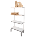 New Age Stationary Order Pick Up Station - 30"W x 13 3/4"D x 60"H, Aluminum (53314) thumbnail 5