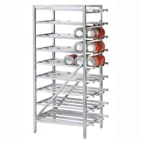 New Age 71"H Stationary Can Rack w/ (162) #10 or (216) #5 Capacity, Adjustable Feet (6259) thumbnail 2