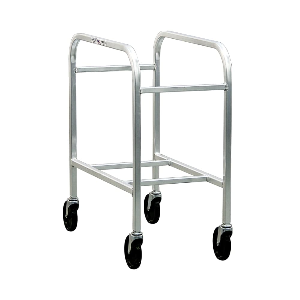 New Age Mobile Lug Rack w/ (2)16x25x8 1/2" Lug Capacity & Open Frame Design, Aluminum (6266)