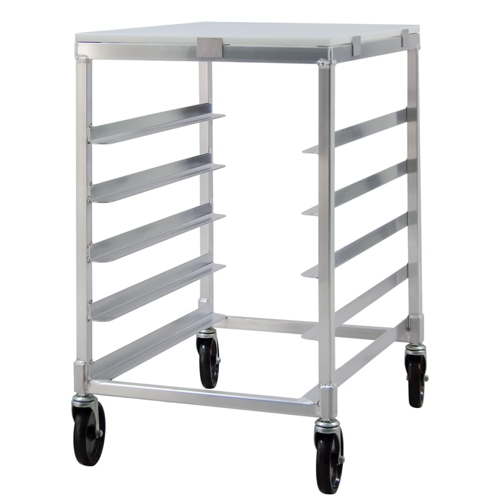 New Age 20 3/8"W 5 Bun Pan Rack w/ 4 1/2" Bottom Load Slides (95958)