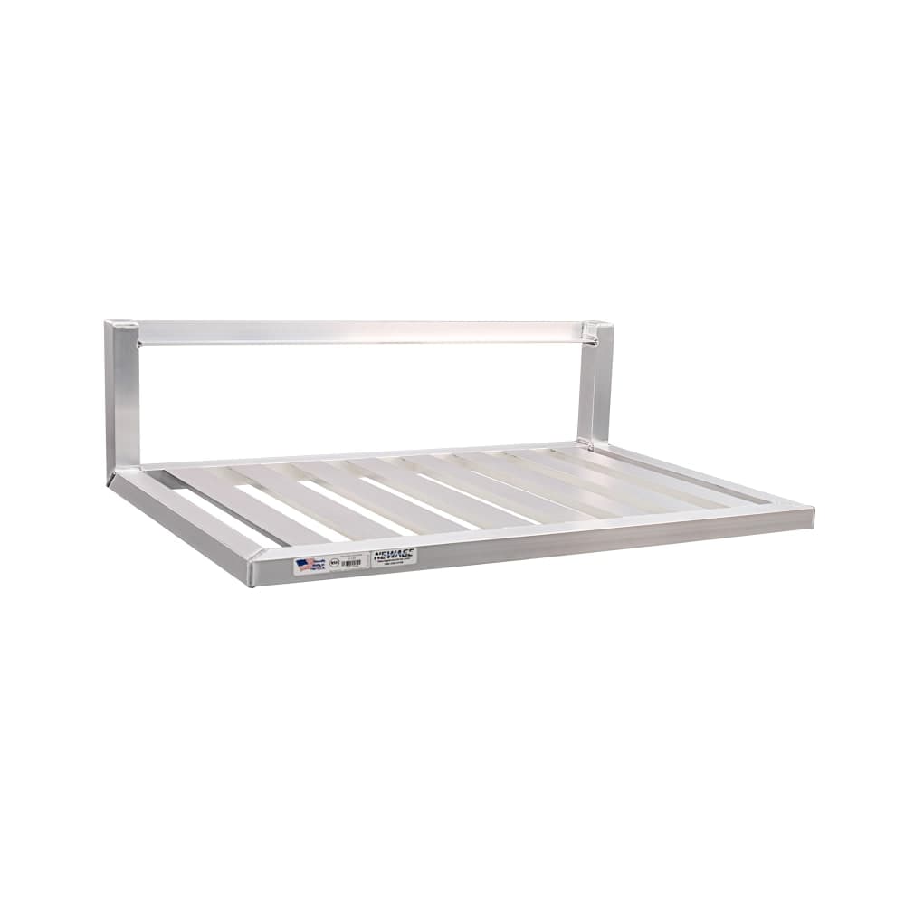 New Age T-Bar Wall Mounted Shelf, 36"W x 20"D, Aluminum (97285)
