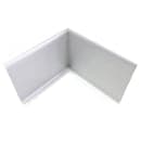 New Age Cove Baseboard - Inside Corner, 5"W x 5"H, Aluminum (9789C) thumbnail 2