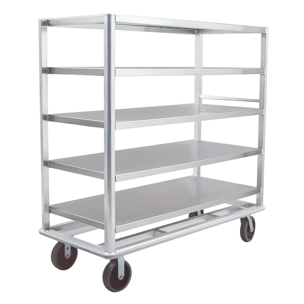 New Age Queen Mary Cart - 5 Levels, 3000 lb. Capacity, Stainless, Marine Edges (97942)