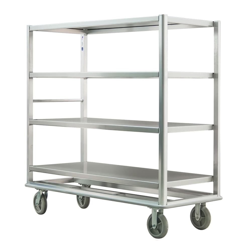 New Age Queen Mary Cart - 4 Levels, 2500 lb. Capacity, Stainless, Marine Edges (98182)