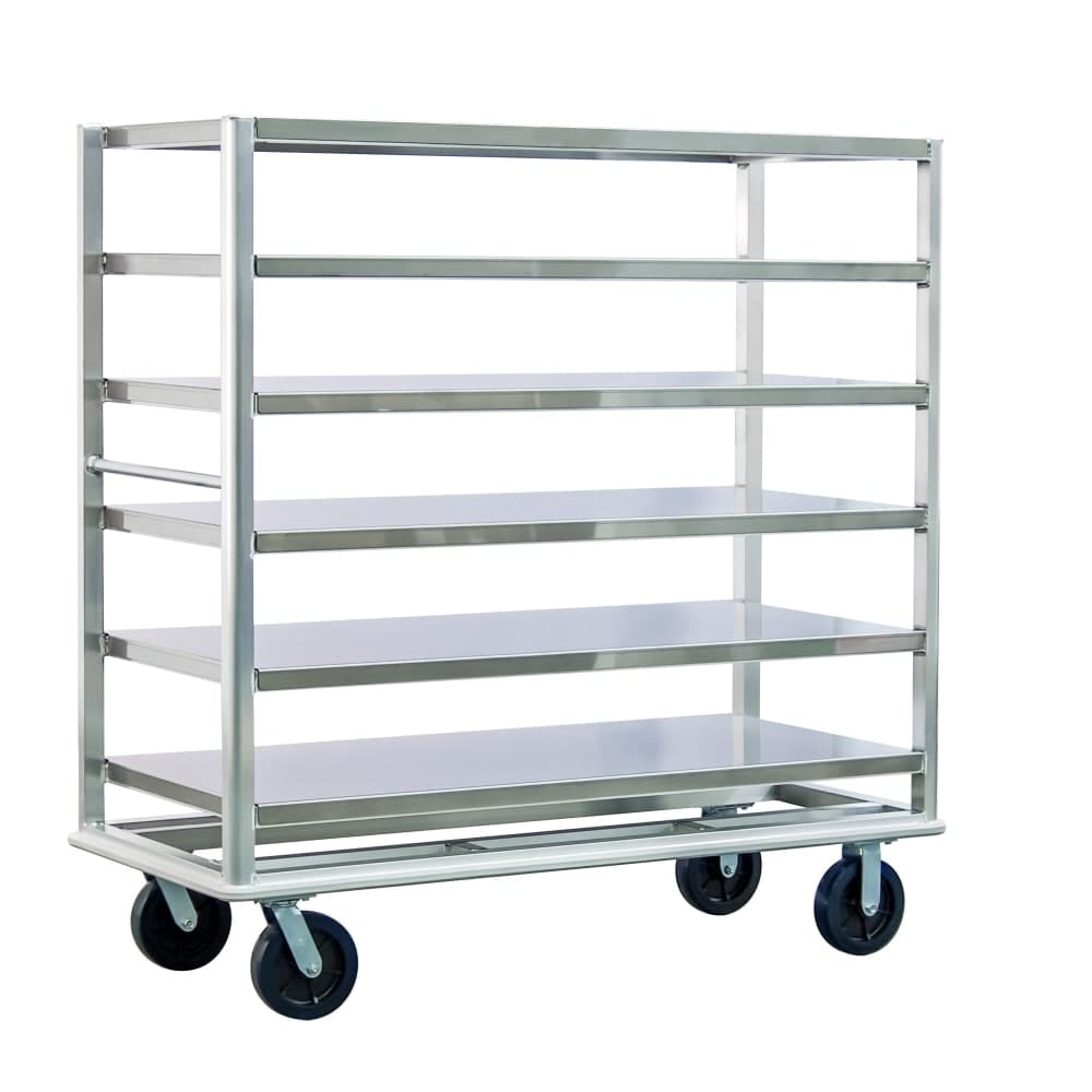 New Age Queen Mary Cart - 6 Levels, 3000 lb. Capacity, Stainless, Marine Edges (98183)