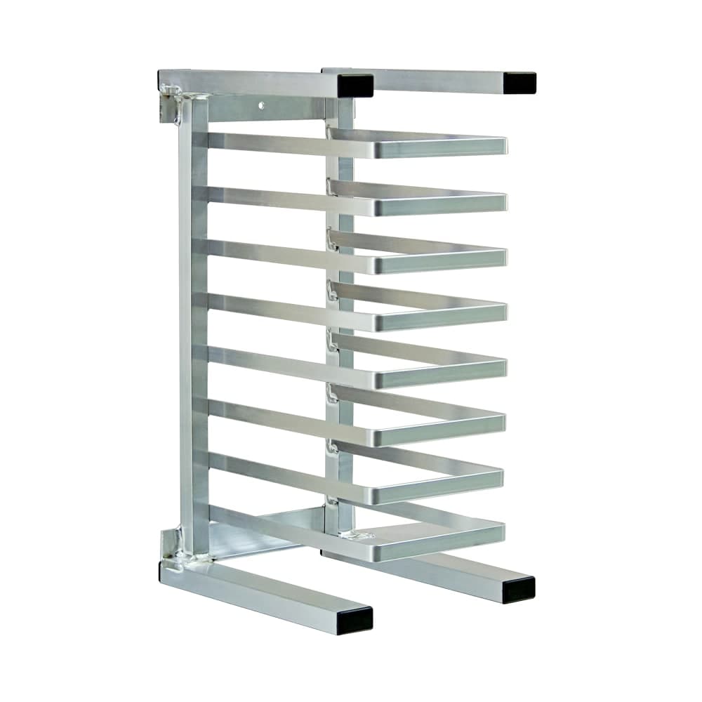 New Age 12"W 8 Pizza Pan Rack w/ 1 5/8" Bottom Load Slides (99970)