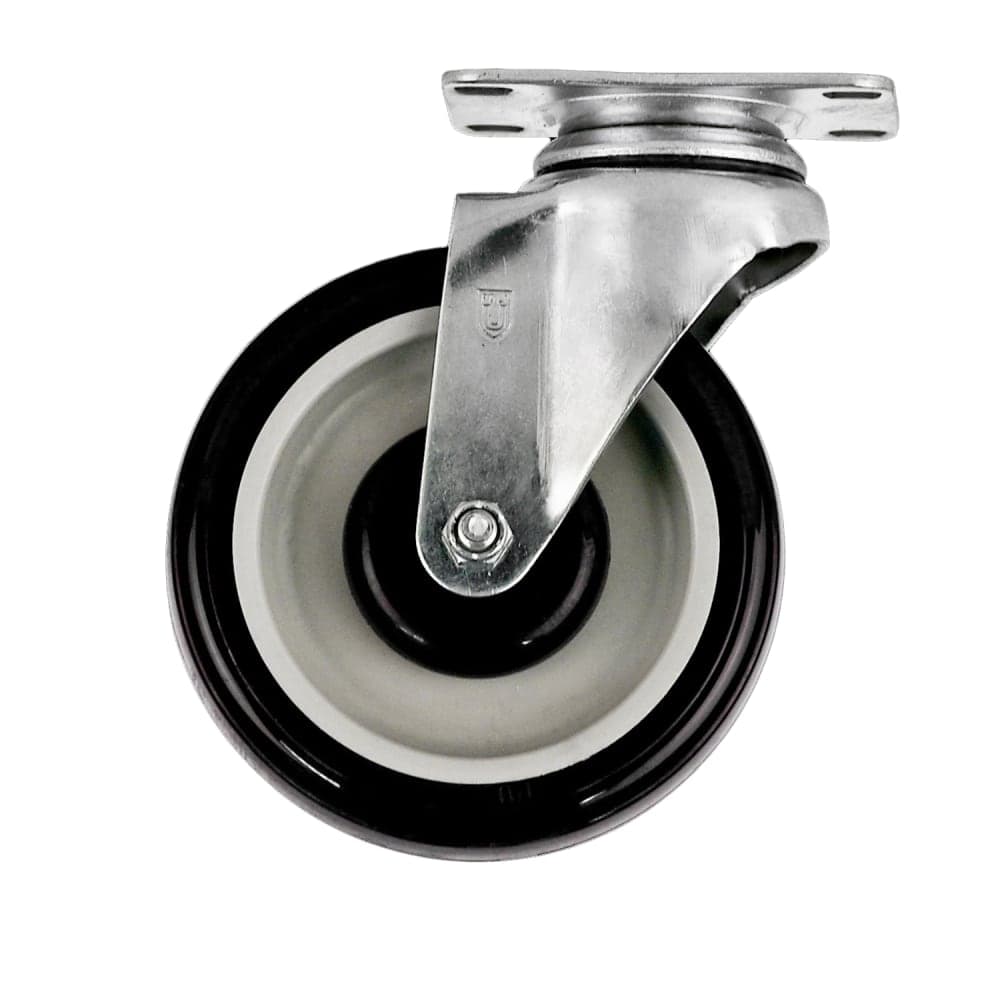 New Age 5" Plate Caster, No Brake (C450)