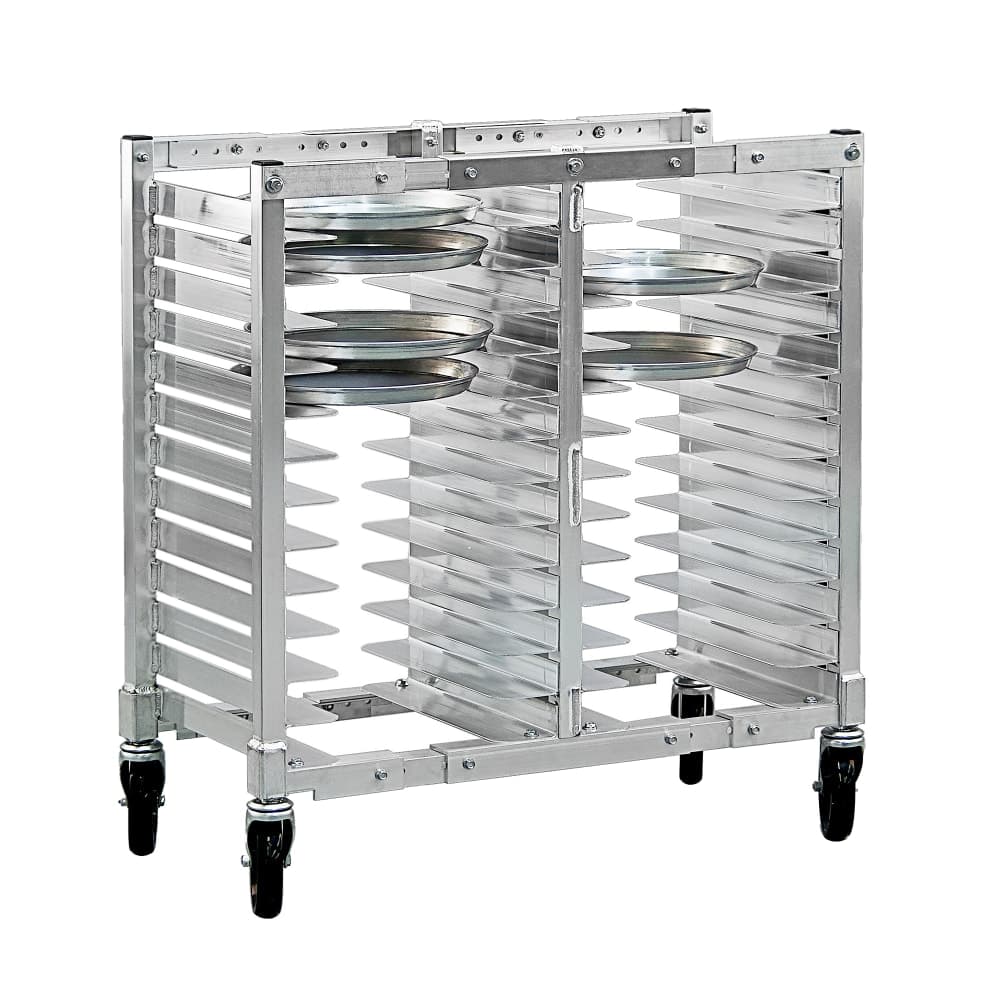 New Age 18 1/2"W 26 Pizza Pan Rack w/ 2" Bottom Load Slides (NS600A)