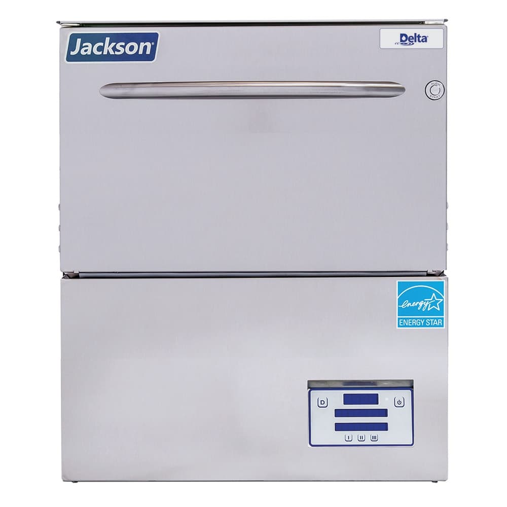 Jackson DELTA HT-E-SEER Delta® High Temp Rack Undercounter Glass Washer w/ 20 Racks/hr Capacity, Built-in Booster, 208v/1ph