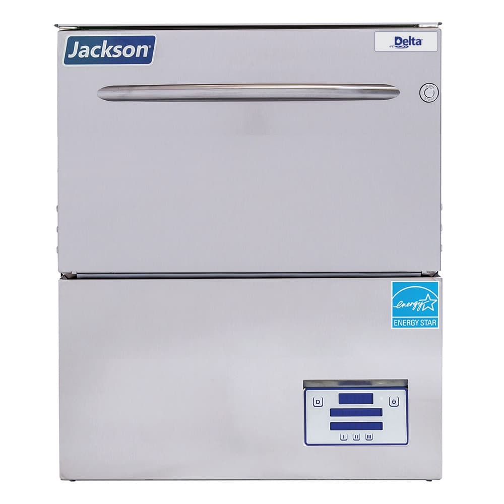 Jackson DELTA HT-E-SEER Delta® High Temp Rack Undercounter Glass Washer w/ 24 Racks/hr Capacity, Built-in Booster, 230v/1ph