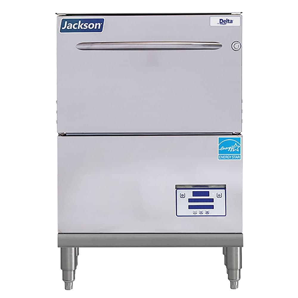 Jackson DELTA HT-E-SEER-S Delta® High Temp Rack Undercounter Glass Washer w/ 20 Racks/hr Capacity, Built-in Booster, 230v/1ph
