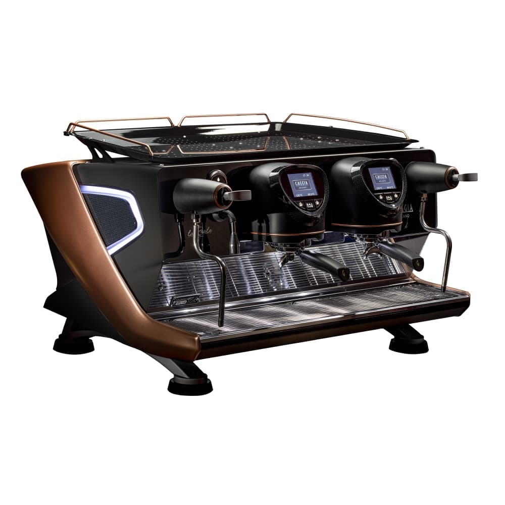 Gaggia Semi Automatic Espresso Machine w/ (2) Groups, (2) Steam Valves, & (1) Hot Water Valve - 220v/1ph (LAREALE2GROUPS)