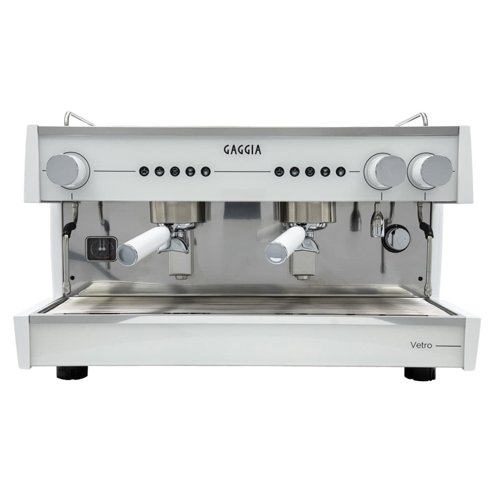 Gaggia Semi Automatic Espresso Machine w/ (2) Groups, (2) Steam Valves, & (1) Hot Water Valve - 220v/1ph (VETRO2GSTD)