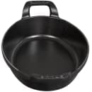 Staub Stackable Oval Dish w/ 1 qt Capacity & Enamel Coated Cast Iron, Black Matte (1004016) thumbnail 4