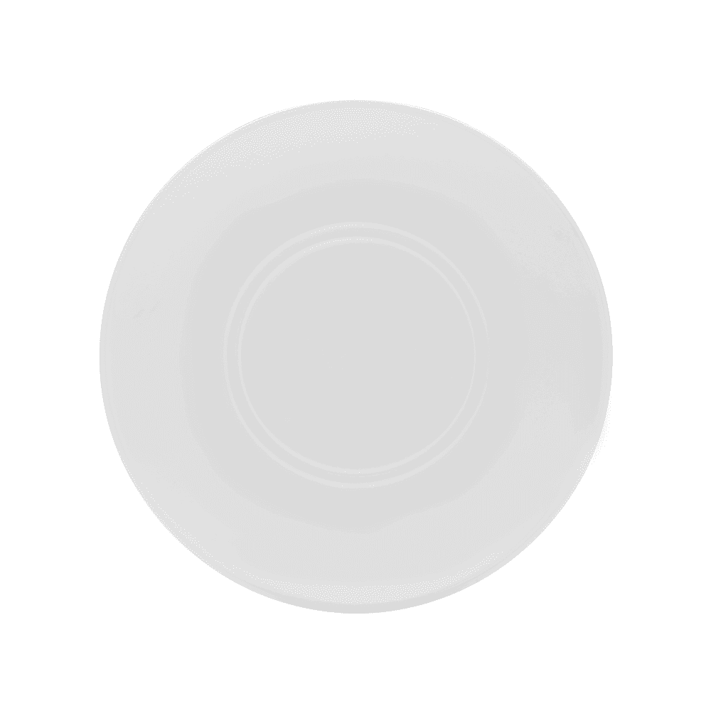 Mikasa Hospitality 6 3/4" Round Bistro Blanc Saucer - Porcelain, White (5292195)