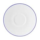 Mikasa Hospitality 4 18/25" Round Bistro Saucer - Porcelain, Blue Pinstripe (5305735) thumbnail 2