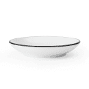 Mikasa Hospitality 4 18/25" Round Bistro Saucer - Porcelain, Black Pinstripe (5305867) thumbnail 2