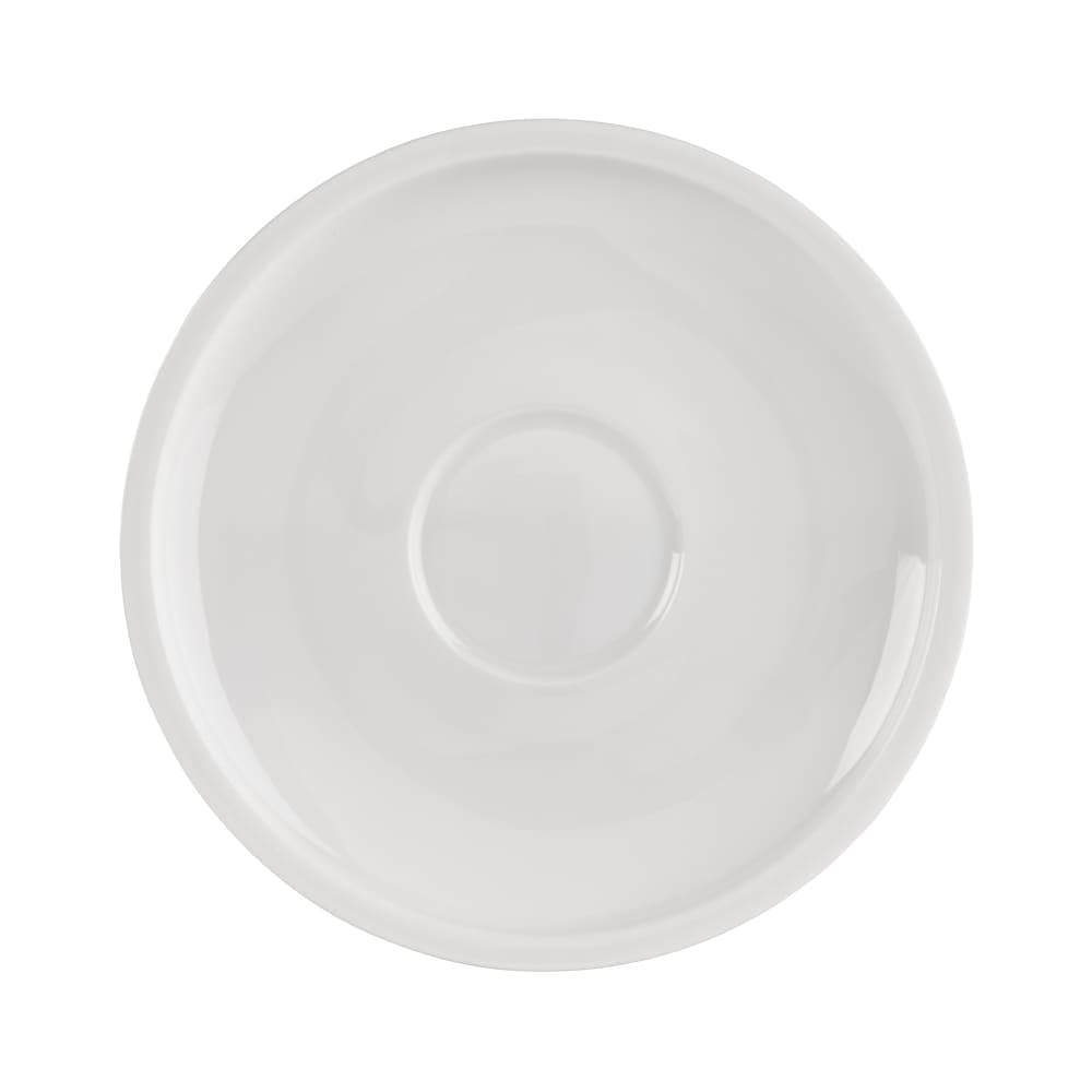 Mikasa Hospitality 5 1/5" Round Gordon Espresso Saucer - Bone China, White (5312748)