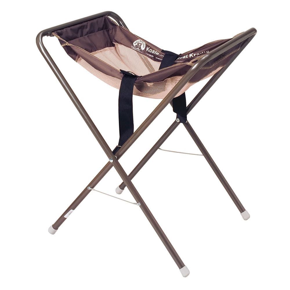 Koala Kare KB115-09 30" Folding Infant Seat Carrier w/ Safety Strap - Steel, Brown