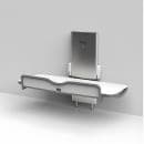 Koala Kare KB3000-AHL Wall Mount Changing Station w/ Electronic Height Adjustability - Plastic/Steel, Gray thumbnail 3