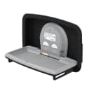 Koala Kare KB310-SSRE-MBLK Horizontal Recessed Changing Station - Gray Plastic Bed, Matte Black Exterior thumbnail 3
