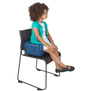 Koala Kare KB854-04S Dual Height Booster Seat w/ Waist Strap - Plastic, Blue thumbnail 6
