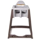Koala Kare KB966-01 27" Plastic High Chair/Infant Seat Cradle w/ Waist Strap, Brown/Dark Gray thumbnail 2