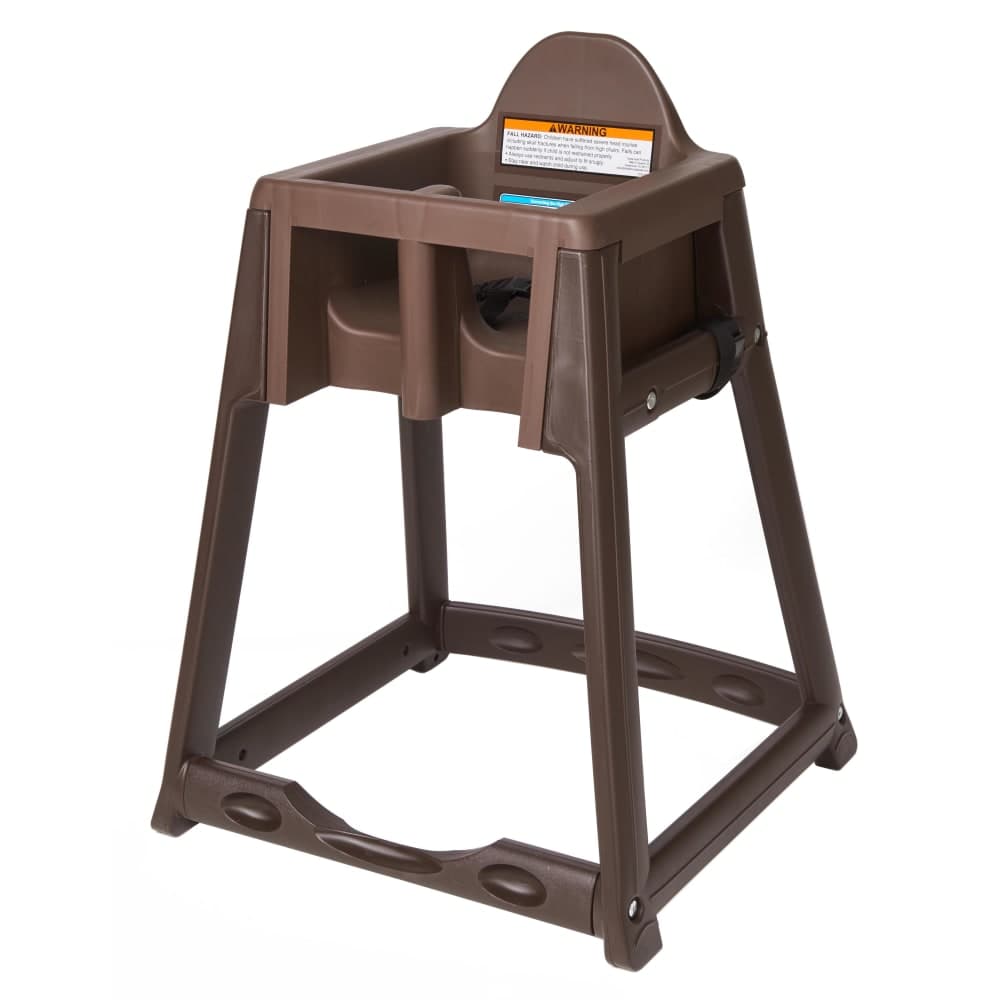 Koala Kare KB966-09 27" Plastic High Chair/Infant Seat Cradle w/ Waist Strap, Brown
