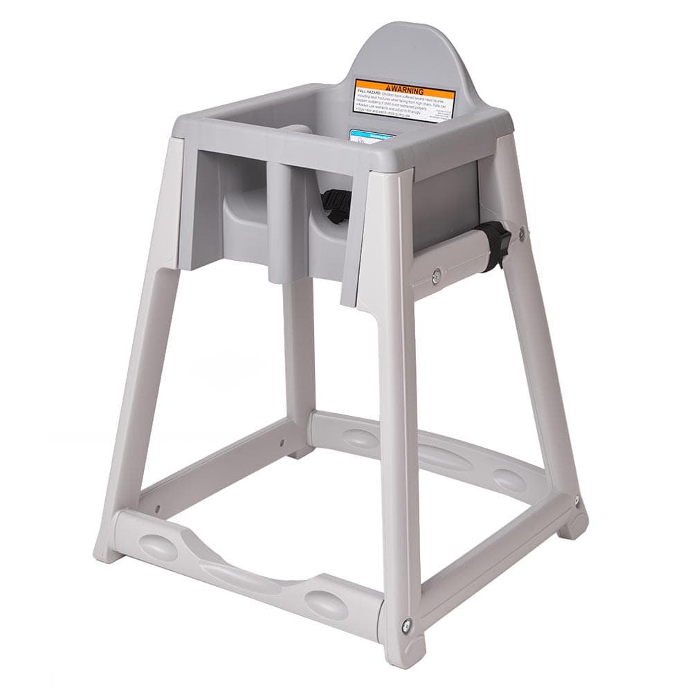 Koala Kare KB977-01 27" Plastic High Chair/Infant Seat Cradle w/ Waist Strap, Gray