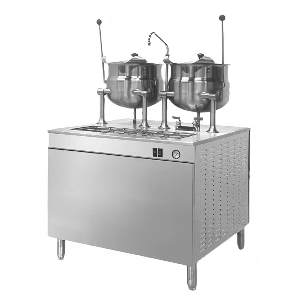 Cleveland 24DMK6 6 gal Steam Kettle - Manual Tilt, 2/3 Jacket, Direct Steam