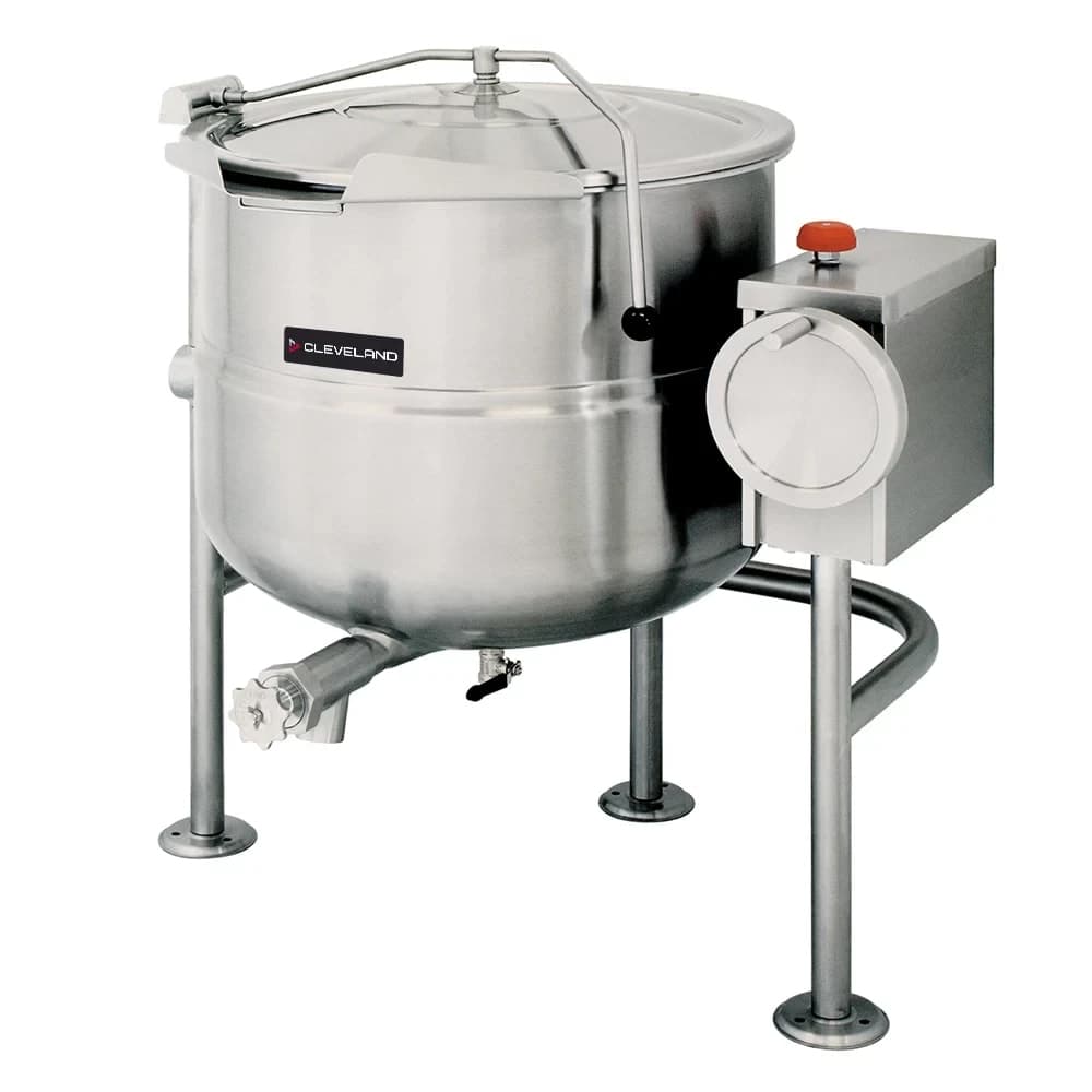 Cleveland KDL-60-T 60 gal Steam Kettle - Manual Tilt, 2/3 Jacket, Direct Steam