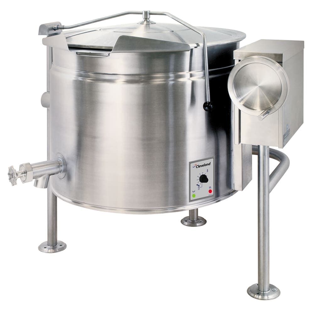Cleveland KEL25T 25 gal Steam Kettle - Manual Tilt, 2/3 Jacket, 240v/3ph