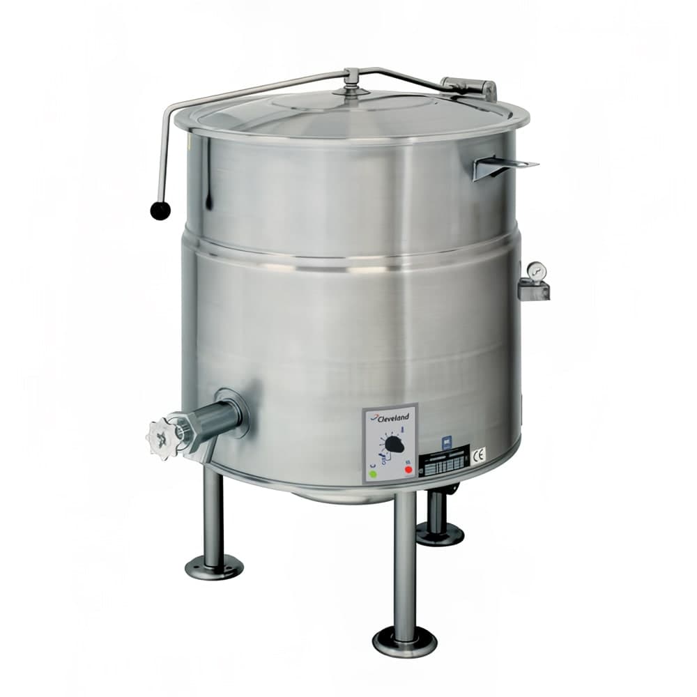 Cleveland KEL-60 60 gal Steam Kettle - Stationary, 2/3 Jacket, 240v/3ph