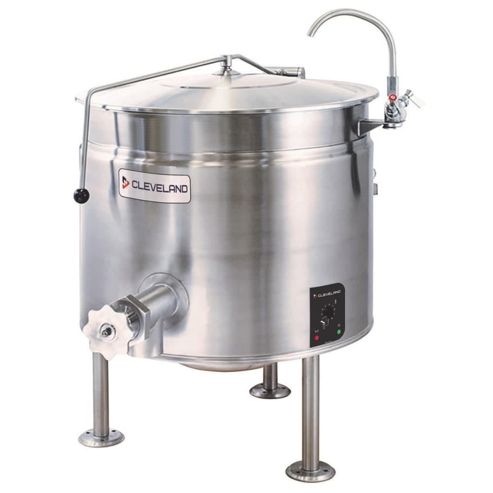 Cleveland KEL60SH 60 gal Steam Kettle - Stationary, Full Jacket, 240v/3ph