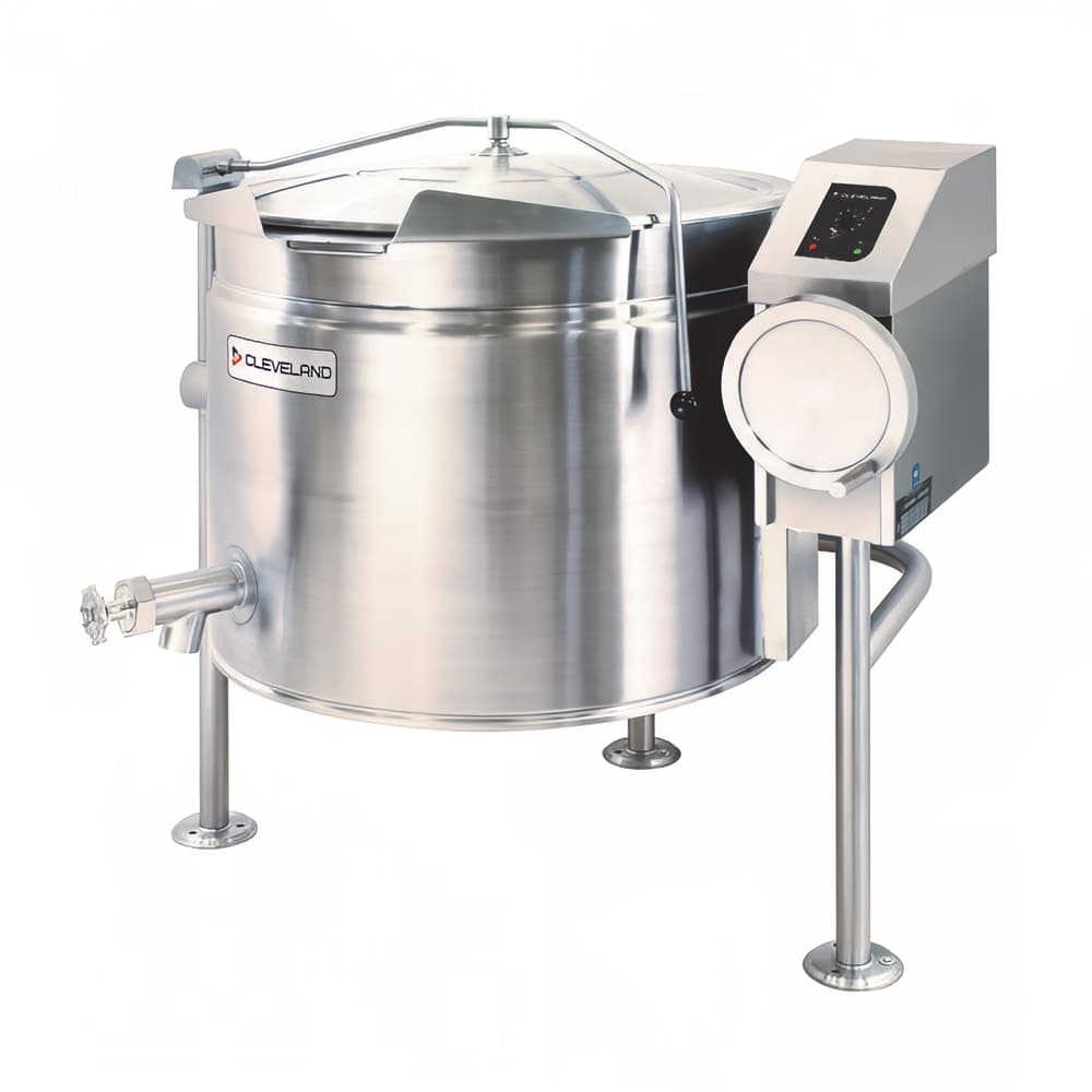 Cleveland KEL60TSH 60 gal Steam Kettle - Manual Tilt, Full Jacket, 240v/3ph