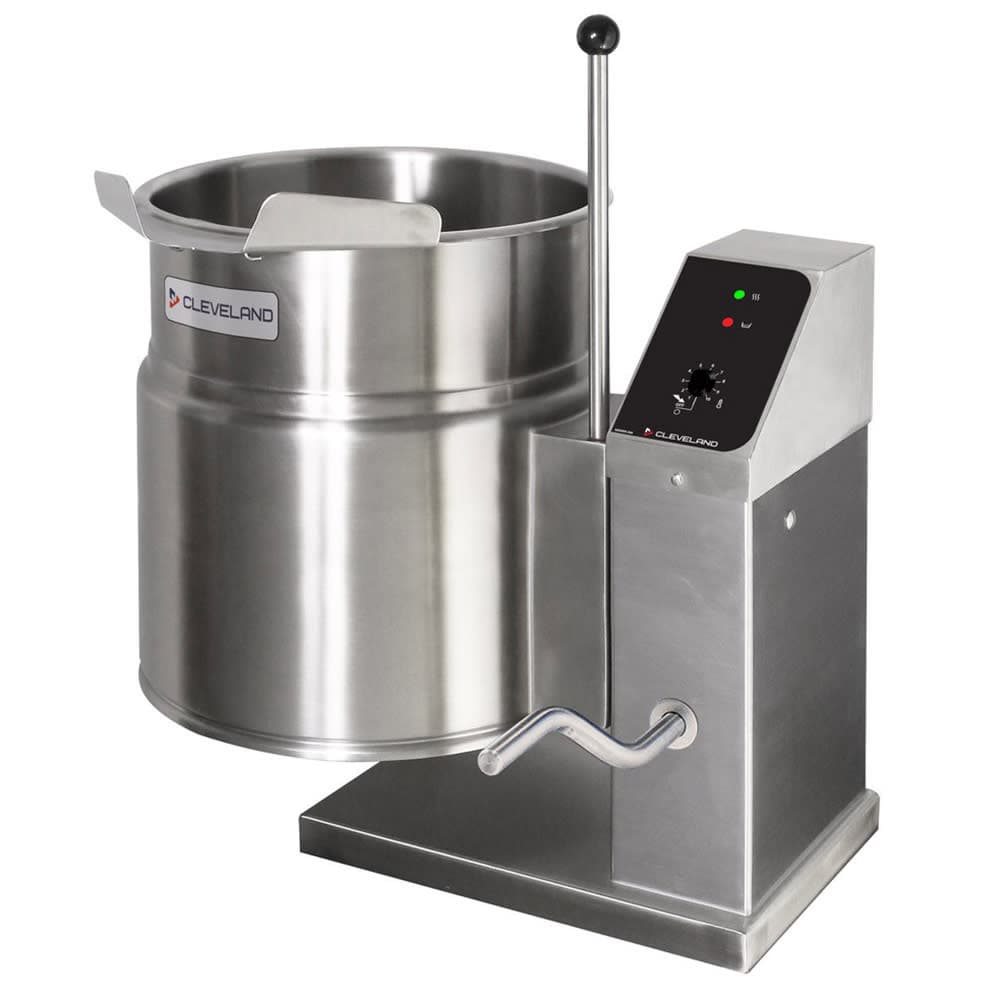 Cleveland KET12TGB 12 gal Steam Kettle - Manual Tilt, 2/3 Jacket, 208v/3ph
