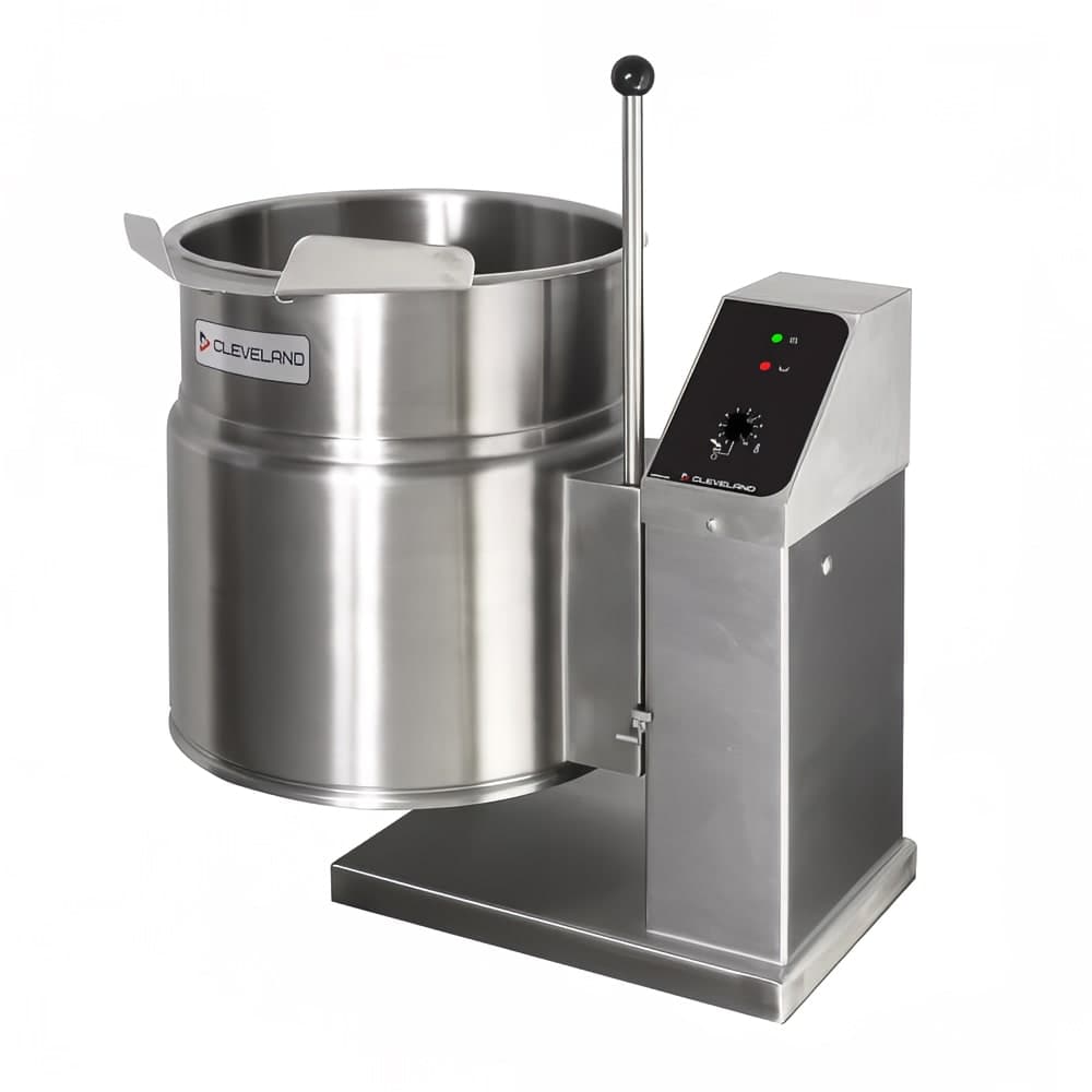 Cleveland KET3T 3 gal Steam Kettle - Manual Tilt, 2/3 Jacket, 208v/1ph
