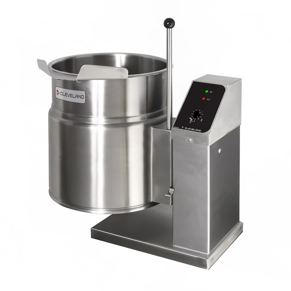 Cleveland KET-3-T 3 gal Steam Kettle - Manual Tilt, 2/3 Jacket, 240v/1ph
