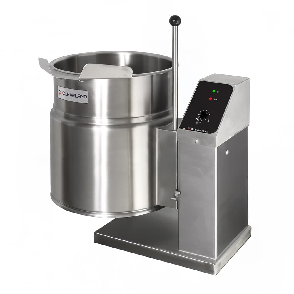 Cleveland KET-6-T 6 gal Steam Kettle - Manual Tilt, 2/3 Jacket, 240v/3ph
