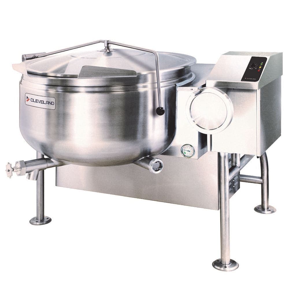 Cleveland KGL40TSH 40 gal Steam Kettle - Manual Tilt, Full Jacket, Liquid Propane
