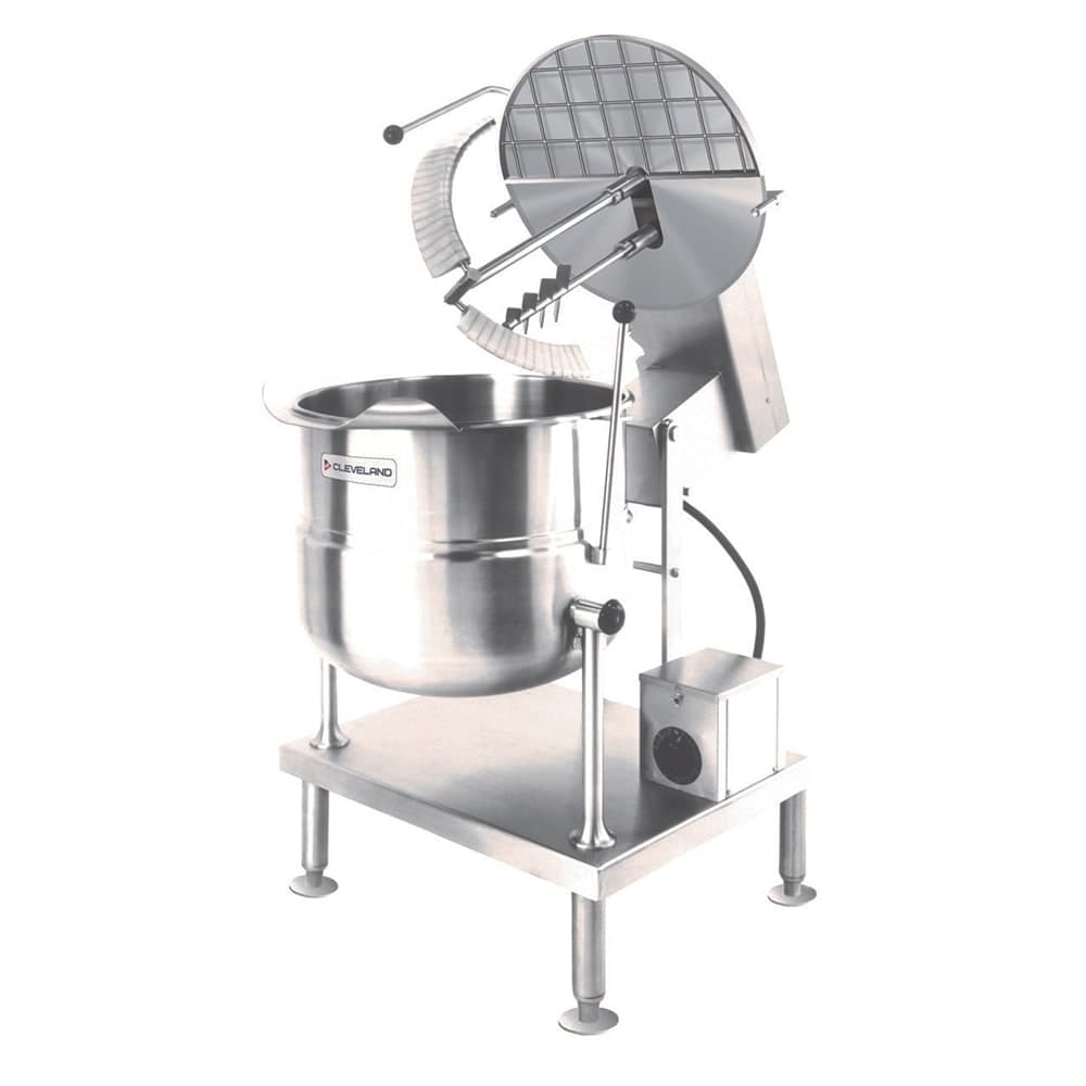 Cleveland MKDT12T 12 gal Steam Kettle - Manual Tilt, 2/3 Jacket, Direct Steam
