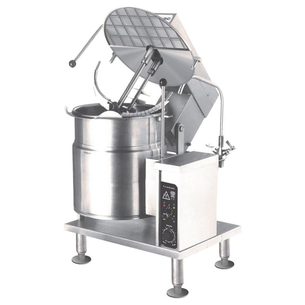 Cleveland MKET12T 12 gal Steam Kettle - Manual Tilt, 2/3 Jacket, 208v/3ph
