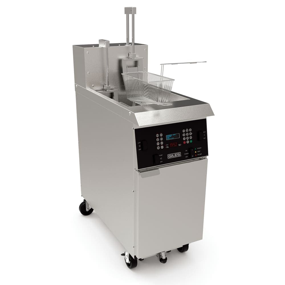 Giles GBF-50-C Electric Fryer - (1) 50 lb Vat, Floor Model, 208v/3ph