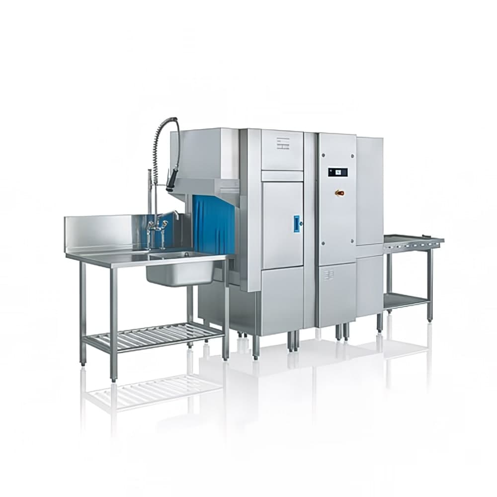 Meiko KA-76 KA Series High Temp Conveyor Dishwasher w/ 243 Racks/hr Capacity, Built-in Booster, 208v/3ph