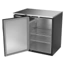 Beverage-Air BBN36HC-F-B 36" Bar Refrigerator - 1 Swinging Solid Door, Black, 115v thumbnail 4